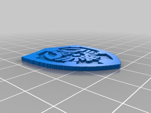 (3D Slash) Link_Shield_Coaster