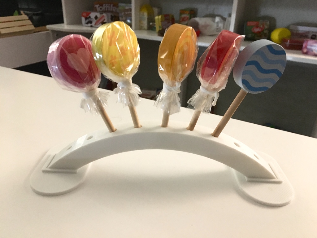 Lolly/lollipop holder for kids shop/grocery