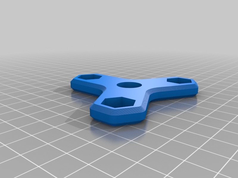 My Customized Hex Spanner Wrench Fidget Spinner - Customisable