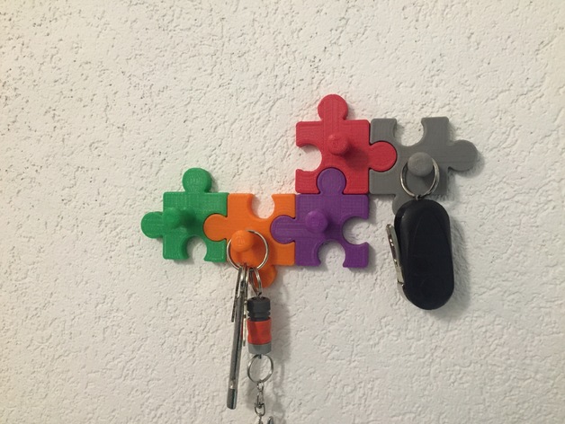 Puzzle Key Hook