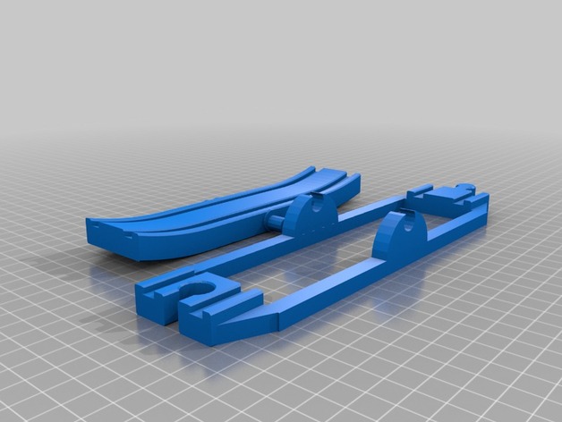 wooden train rocker