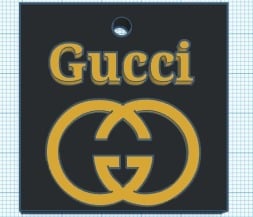 Gucci Keychain (Edited)