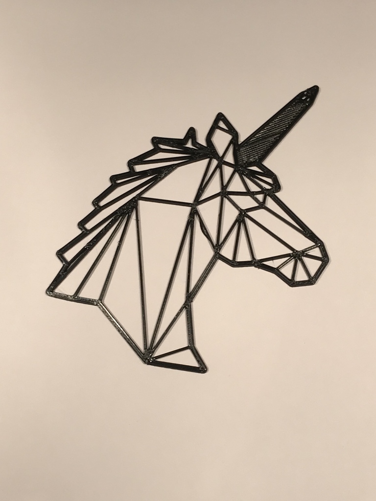 Origami Unicorn - Solid Horn