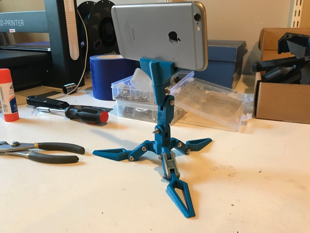 camera/phone adjustable tripod stand