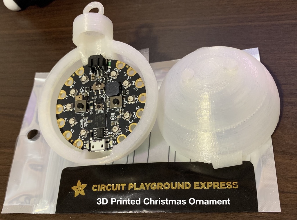 Adafruit Circuit Playground Express Christmas Tree Ornament