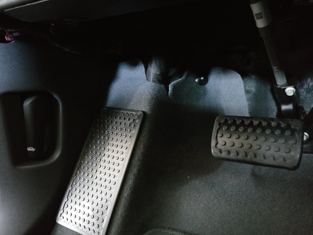Chevy Bolt EV footrest/deadpedal/carpet protector