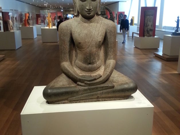 Buddha Seated in Meditation (Dhyanamudra), Chola period, c. 12th century, Art Institute of Chicago
