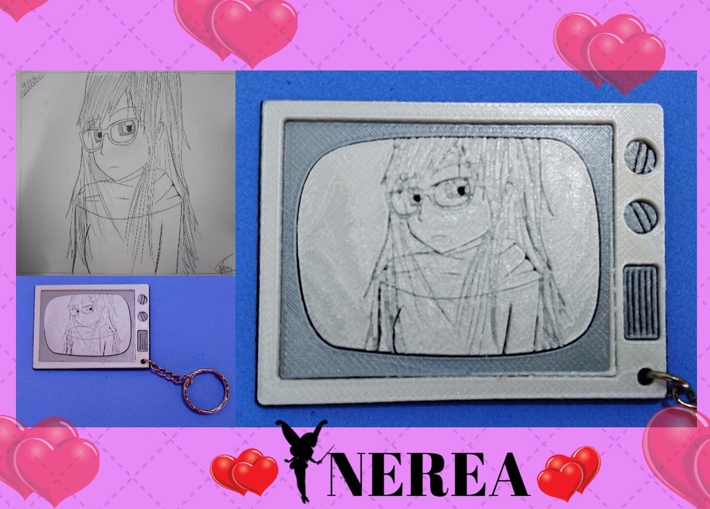 Keychain anime Nerea
