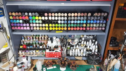 Modular Paint Rack for Army Painter / Vallejo / Reaper