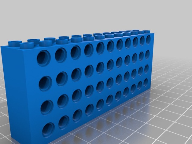 12x2 length 11x holes x4 Lines LEGO Brick
