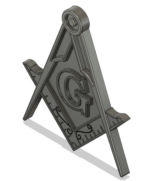 Masonic Compass and Square V2