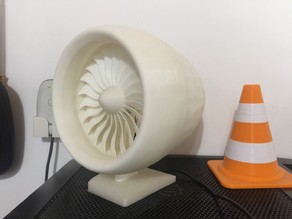 Plane turbine model 3D model