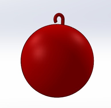 Christmas Tree Ball HD STL - Customizable by Scaling