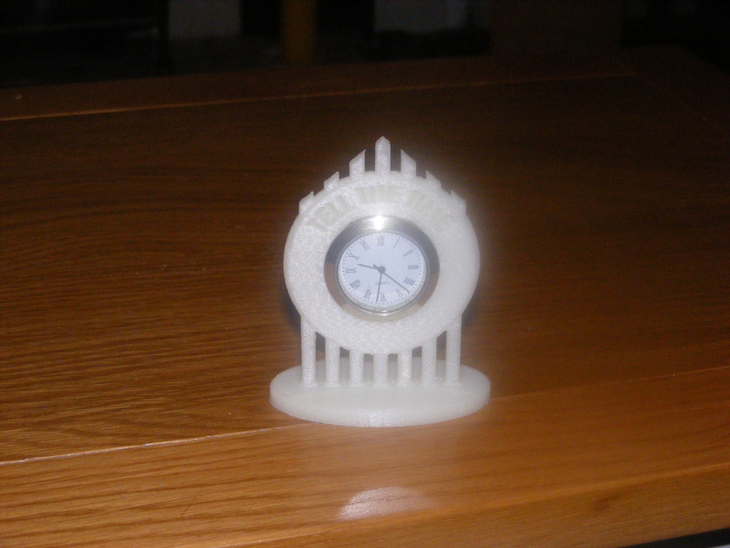 kids clock printed