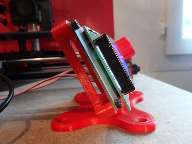 Stand for LCD screen Prusa i3 Hephestos