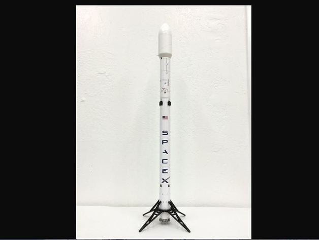 Falcon 9 model rocket add on's