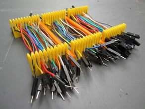 Organizador de cables DuPont impreso en 3D - BricoGeek.com