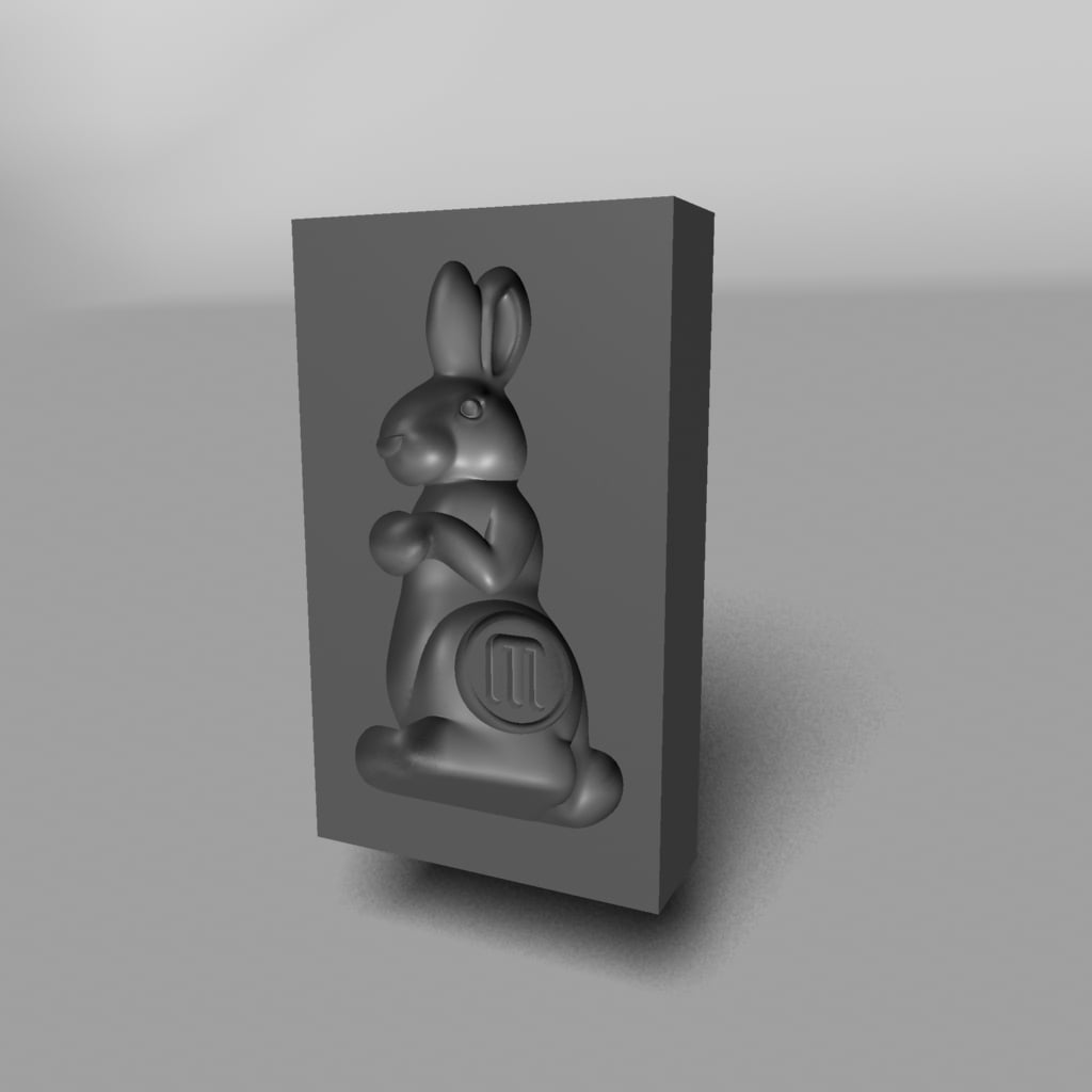 Chocolate MakerBot Bunny Mold