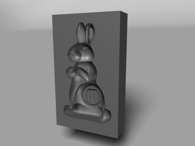Chocolate MakerBot Bunny Mold