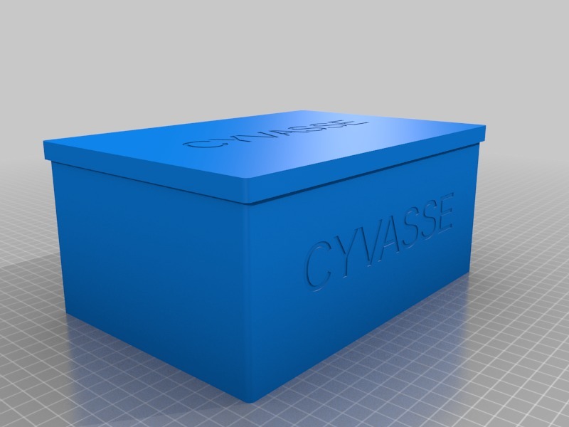 My Customized box with separatorsBaseLid