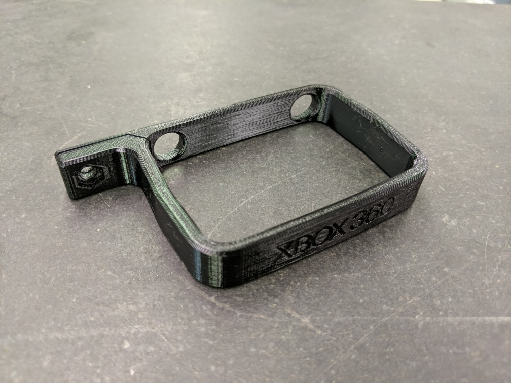 XBox 360 slim power supply / PSU mounting bracket
