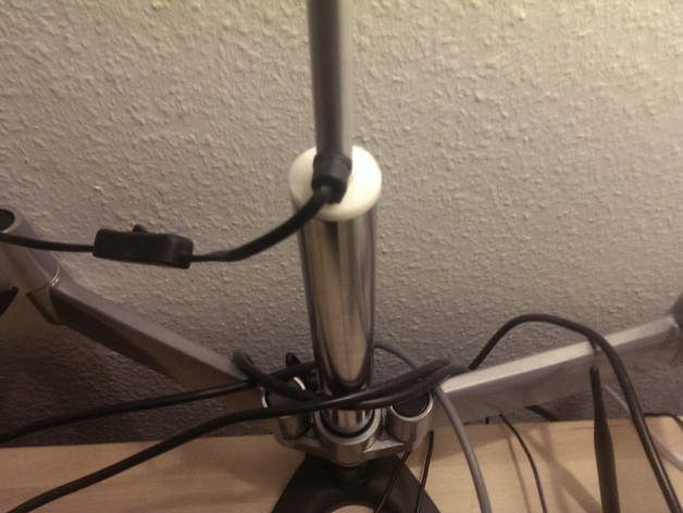 Tube reducer for mounting an pole lamp in my monitor mount stand