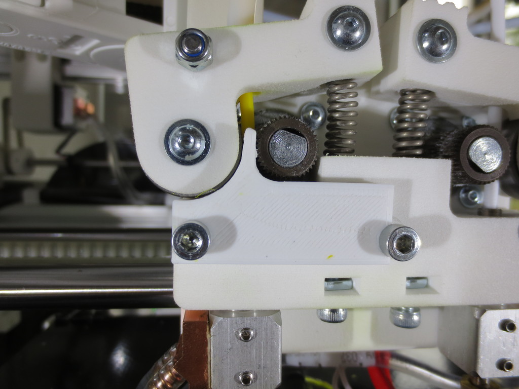 Flexible filament adapter for Kuehling&Kuehling RepRap 3D printer