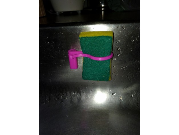 Magnetic Sponge Holder for Stainless Steel Sinks