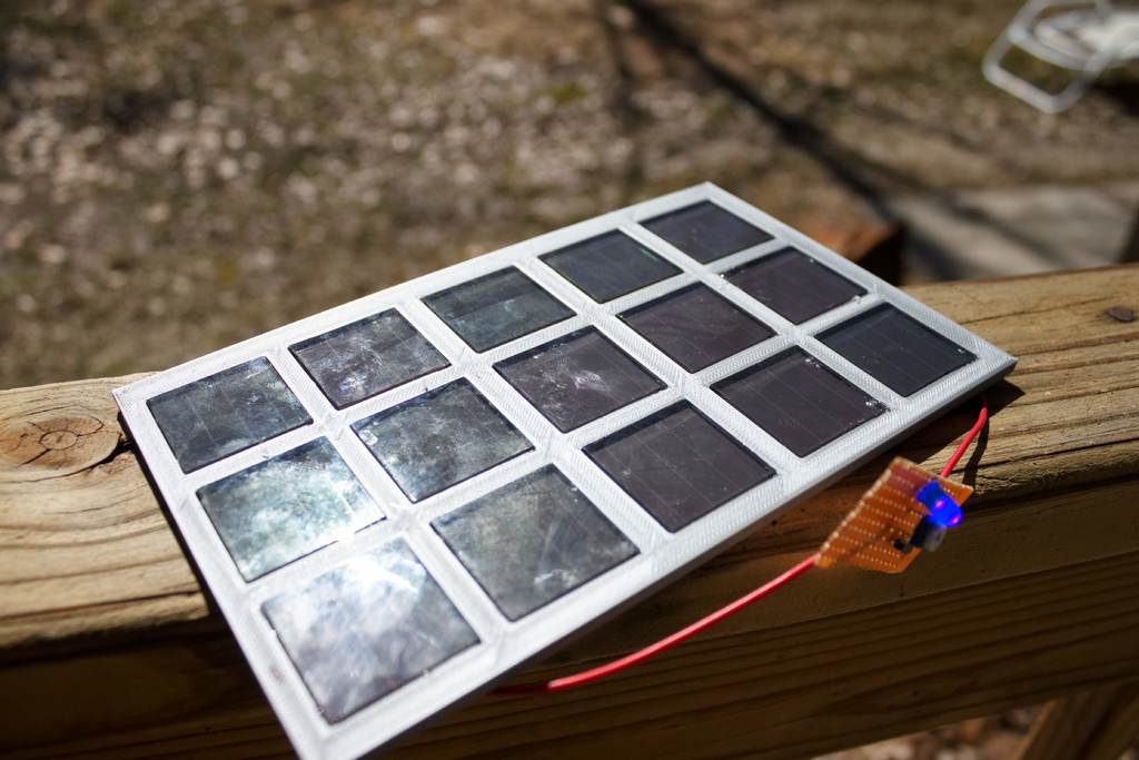 $1 Yard Solar Lights to Solar Panel