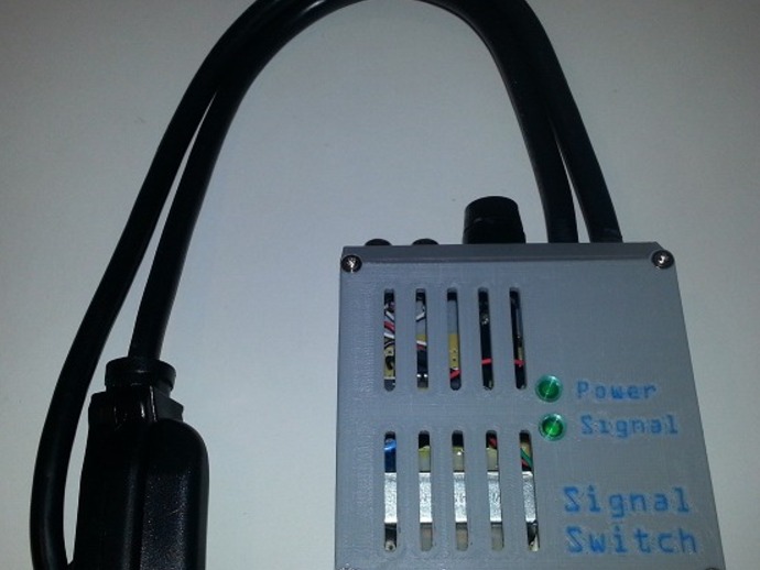 Audio Signal Power Switch Case