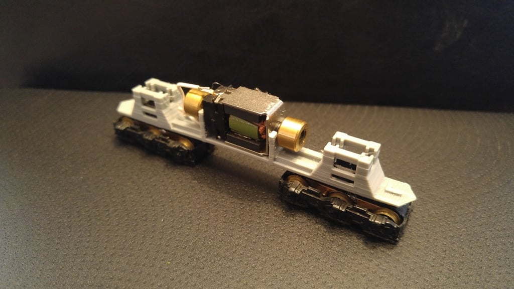Replacement Frame for a Life-Like N-Scale EMD SD-7 locomotive
