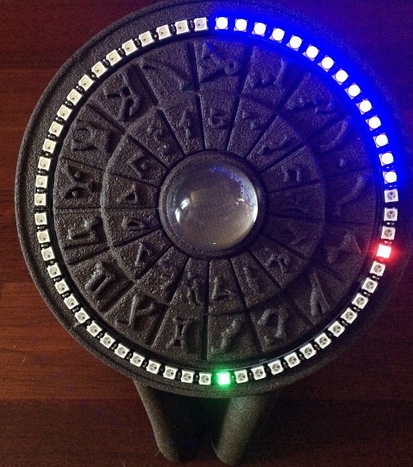 Stargate Inspired Arduino NeoPixel Clock