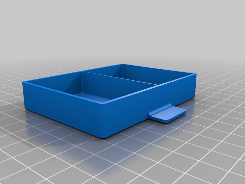 Drawer box with two #1 compartments