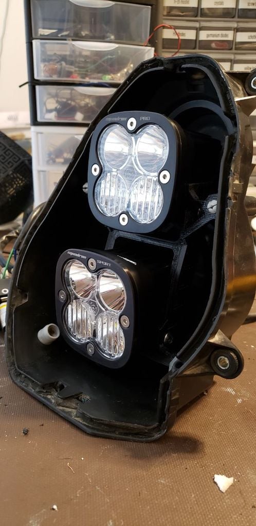 KTM 950 990 Adventure LED headlight version two