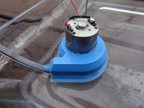 CD-Rom Motor Pump with hose adapter 3D model