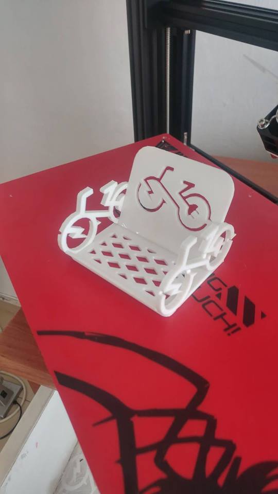 Businescard Stand for electric bike store