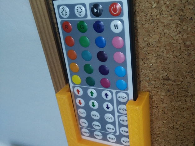 Remoteholder for 44 key LED-Strip remotes