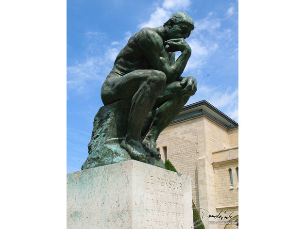 The Thinker at the Musée Rodin, France