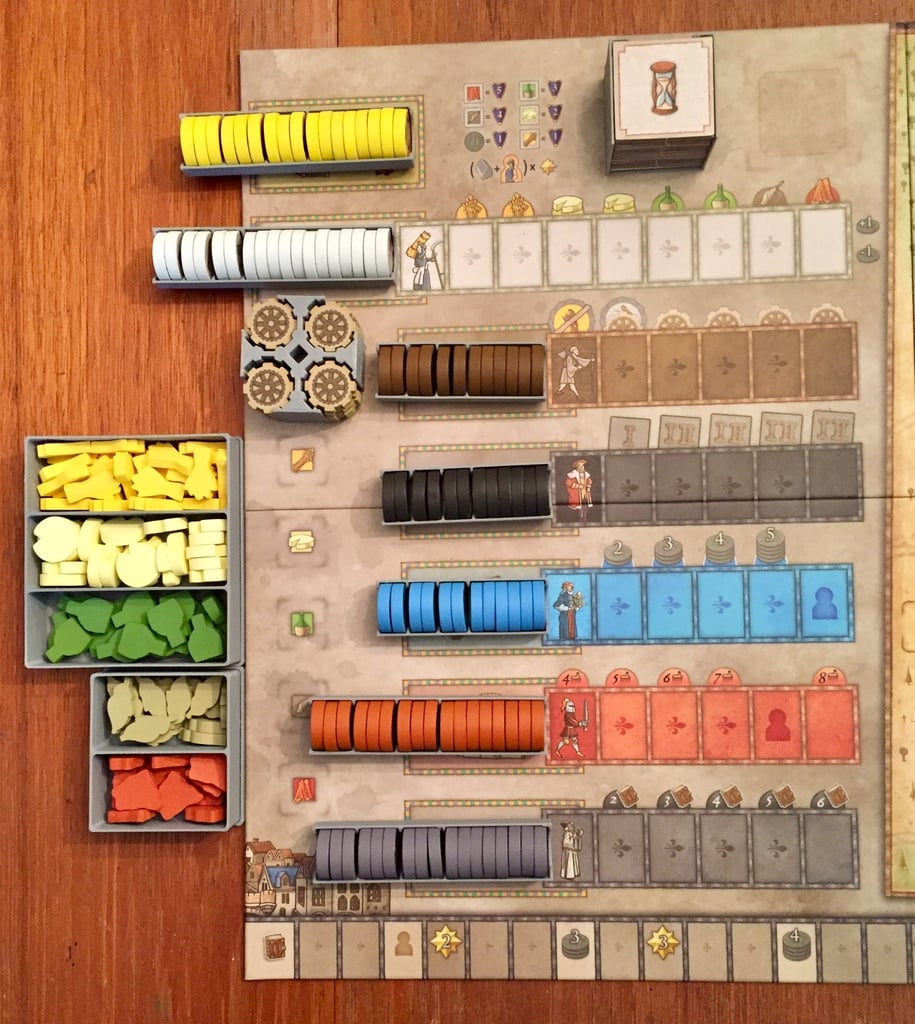 Storage Solution for Orleans (Deluxified) and Trade & Intrigue Expansion