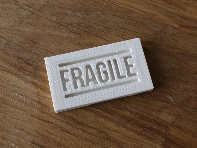 Fragile stamp mold
