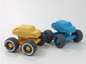 Mini Monster Truck With Suspension