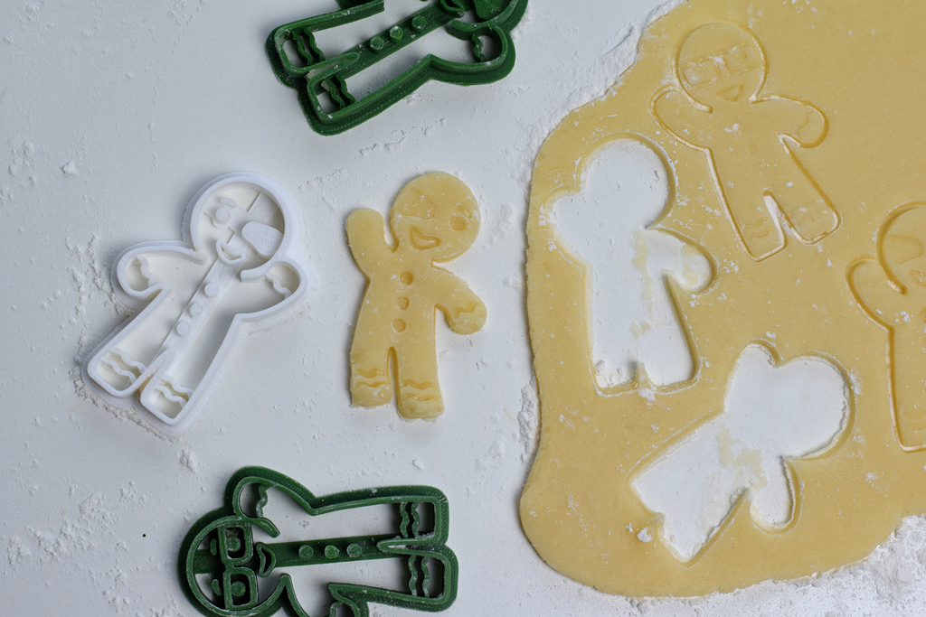 Patching Gingerbread man cookie cutter