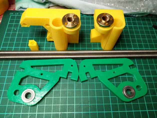 Prusa i3 upgrade Z axis from 5-8mm