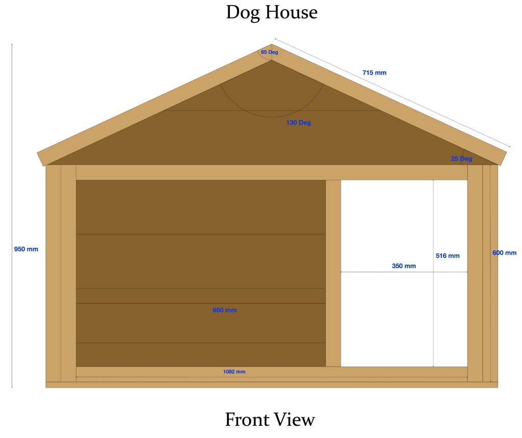 Dog house plans