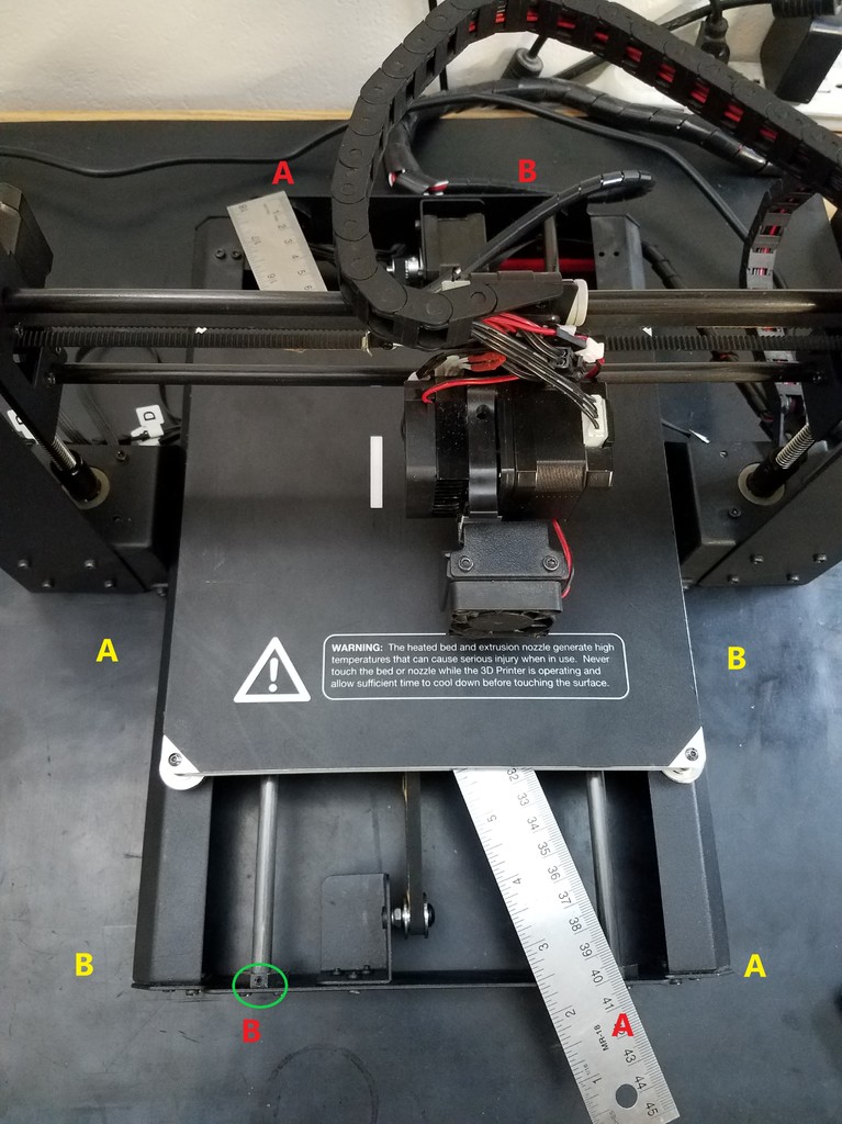 Lower Frame / Y-bar Squaring Jig. For Maker Select v2, iiip, Wanhao i3, and other rebrands