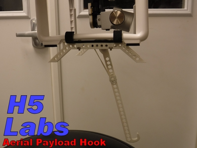 Quadcopter / Drone / RC Helicopter Automatic Deploying & Retracting Payload Hook