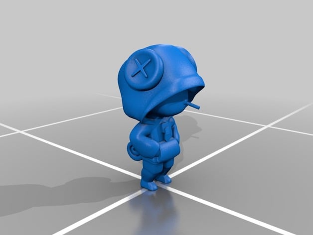 Thing Files For Leon Brawl Stars By Optimusdwb Thingiverse - modele de truc gonflable de brawl stars