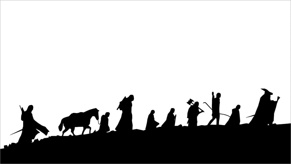 Lord of the Rings Silhouette