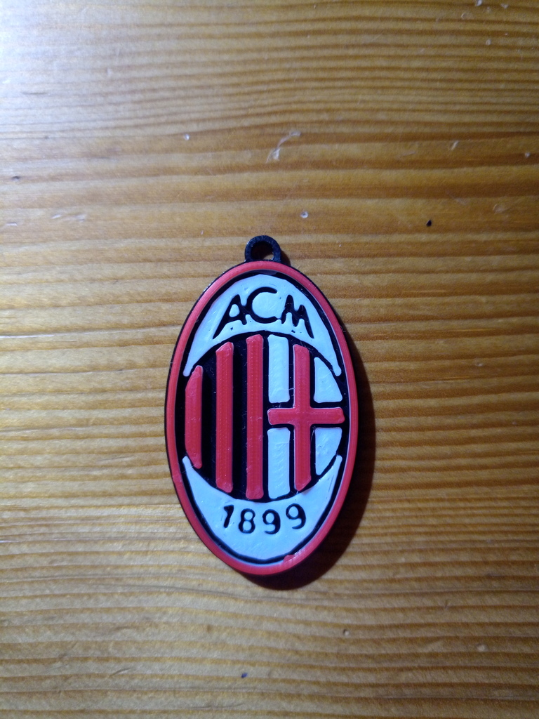 AC Milan logo keychain