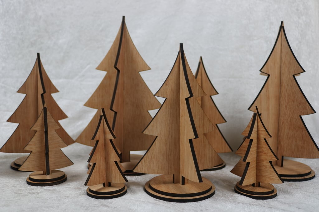 Laser Cut Christmas Trees